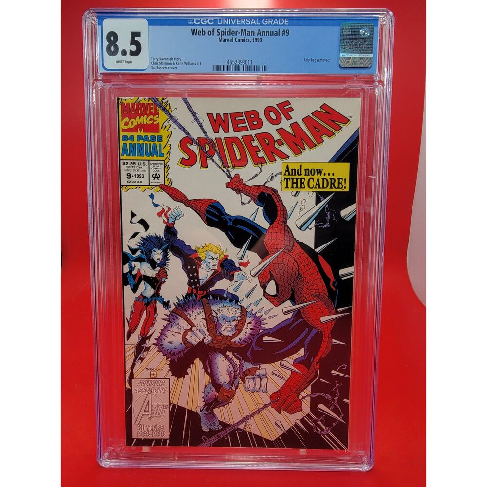 Web of Spider-Man Annual #9 1993 Series Marvel Comics CGC 8.5